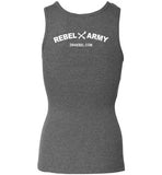 Lady Rebel Skull Tank Shirt
