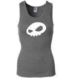 Lady Rebel Skull Tank Shirt