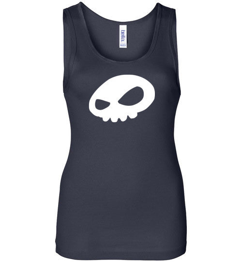 Lady Rebel Skull Tank Shirt