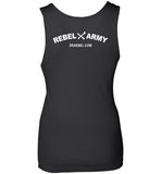 Lady Rebel Skull Tank Shirt